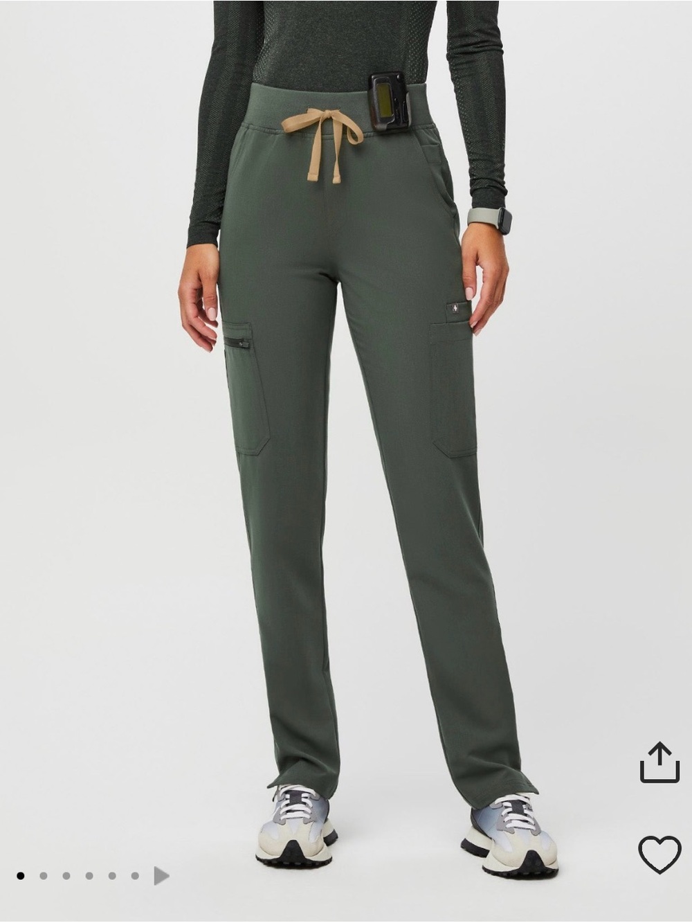 Figs Yola High-Rise Slim Scrub Pant